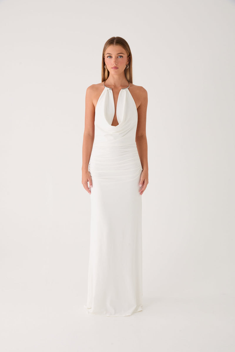 Hena Maxi Dress - White