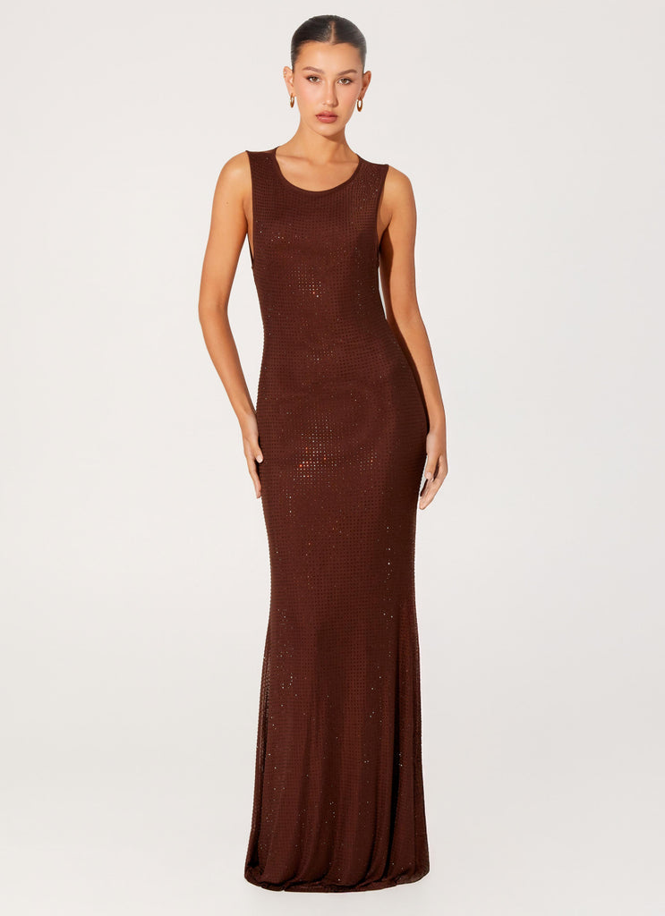 Hot Sequins Maxi - Chocolate