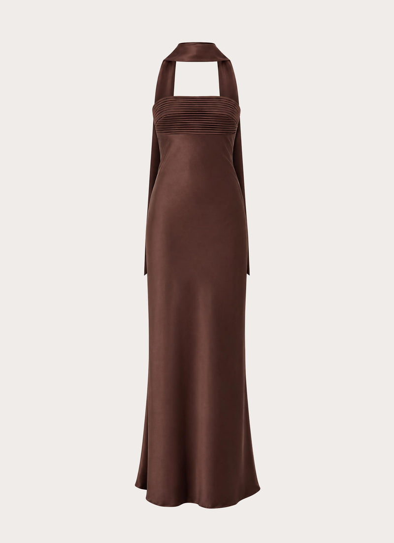 Hush Maxi Dress - Chocolate