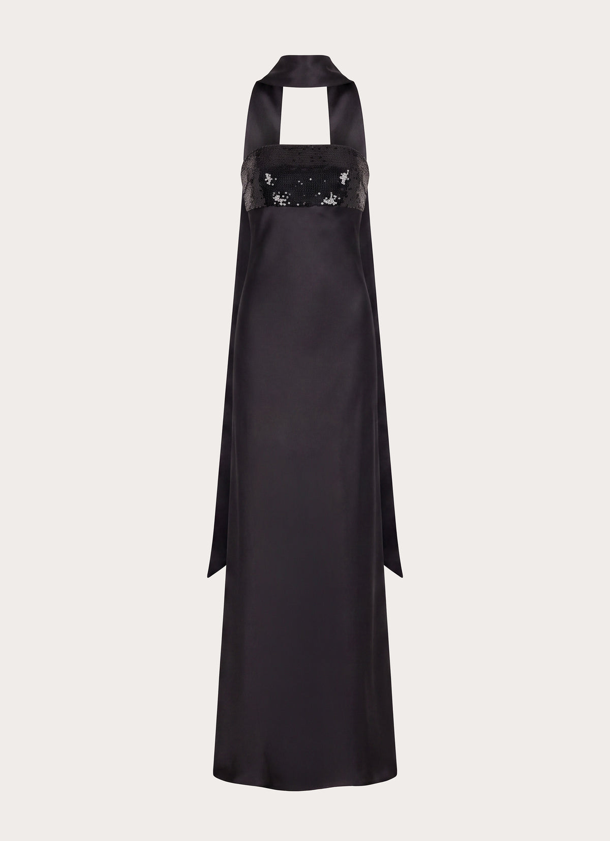 Hush Sequin Maxi Dress - Black