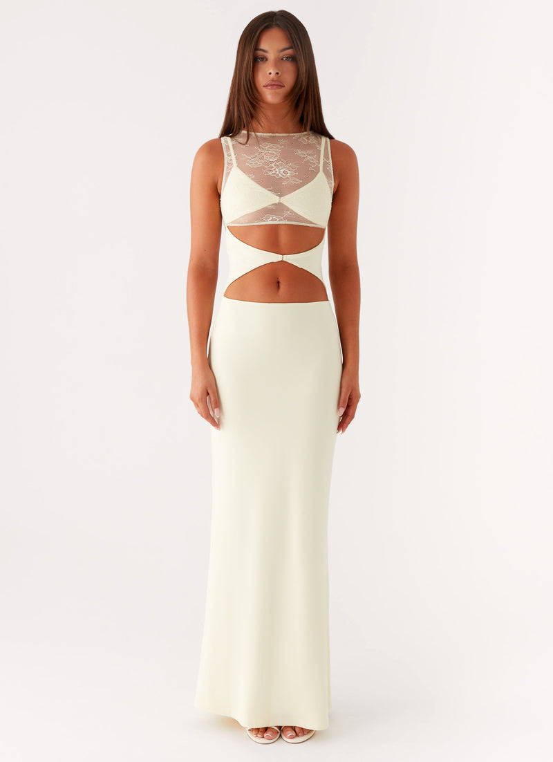 Imperial Maxi Dress - Yellow