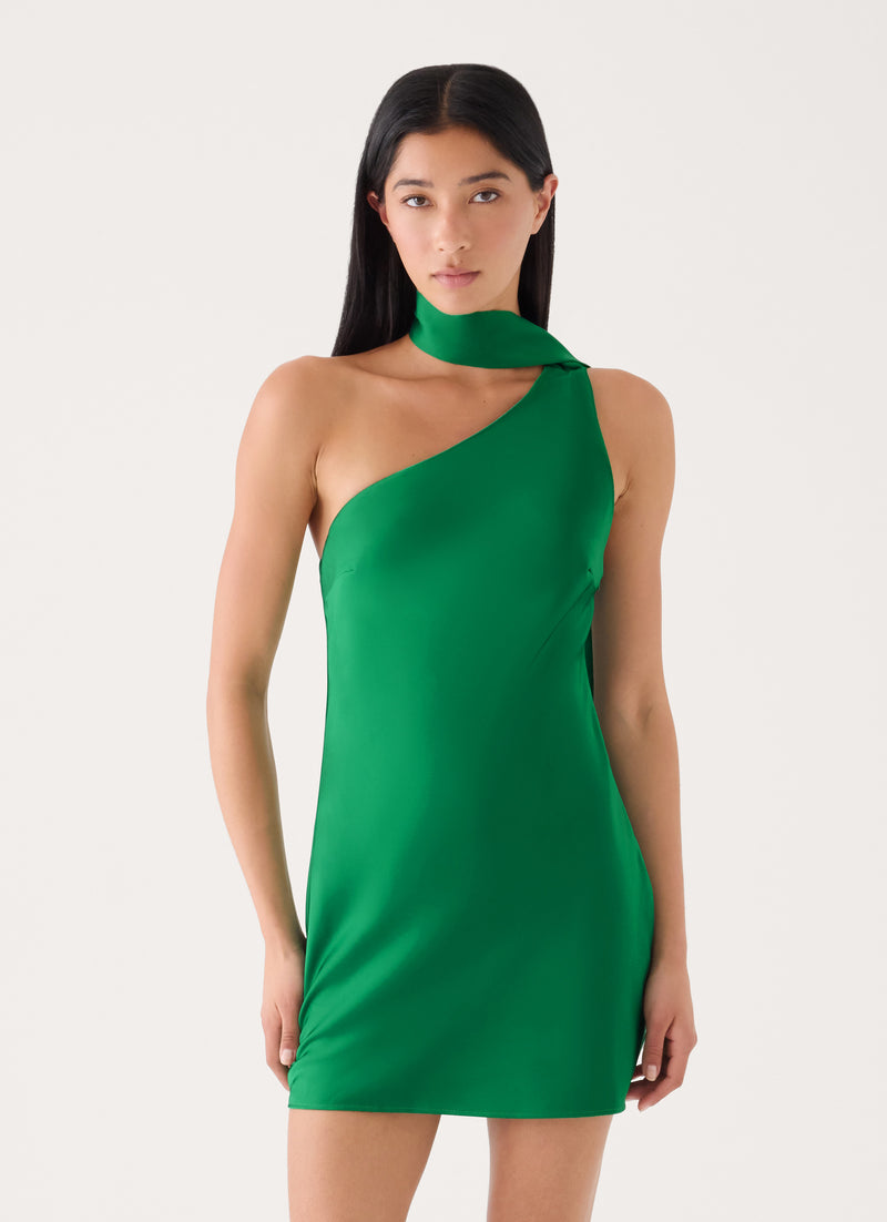 In The End Mini Dress - Green