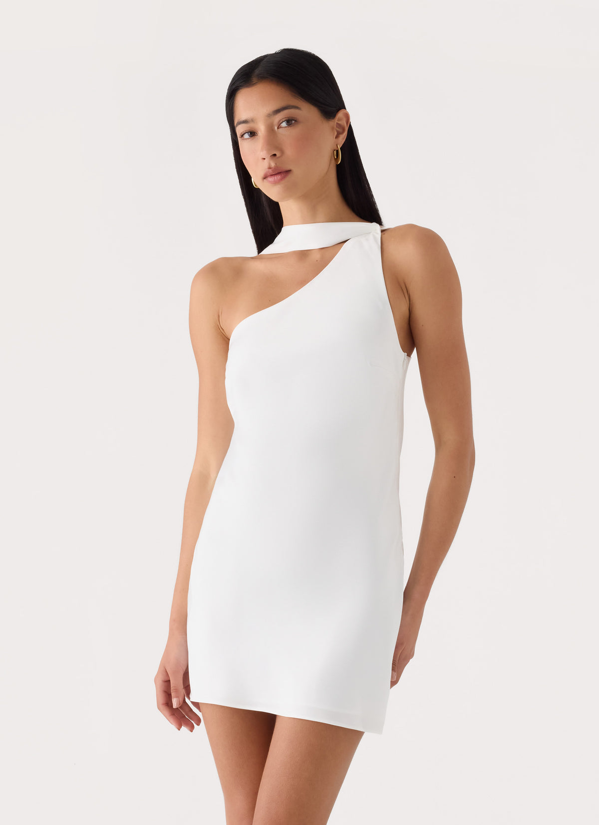 In The End Mini Dress - White