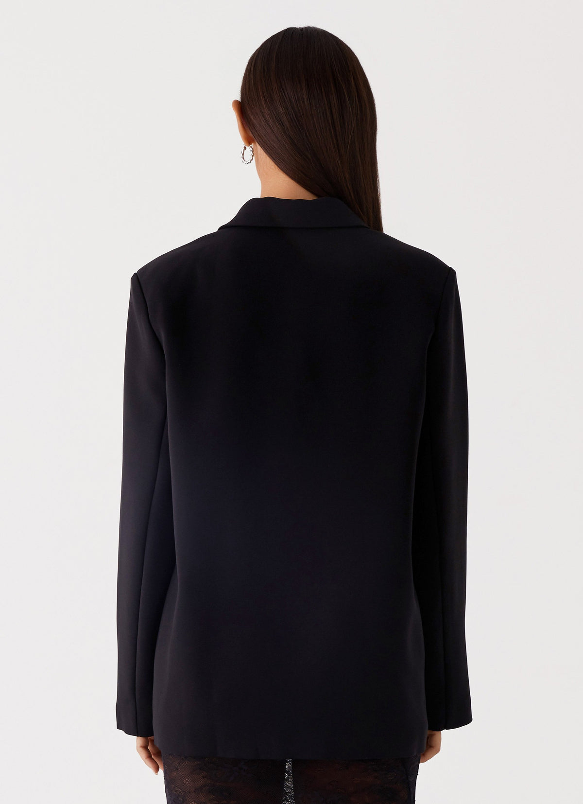 Into the Dark Oversized Blazer - Black