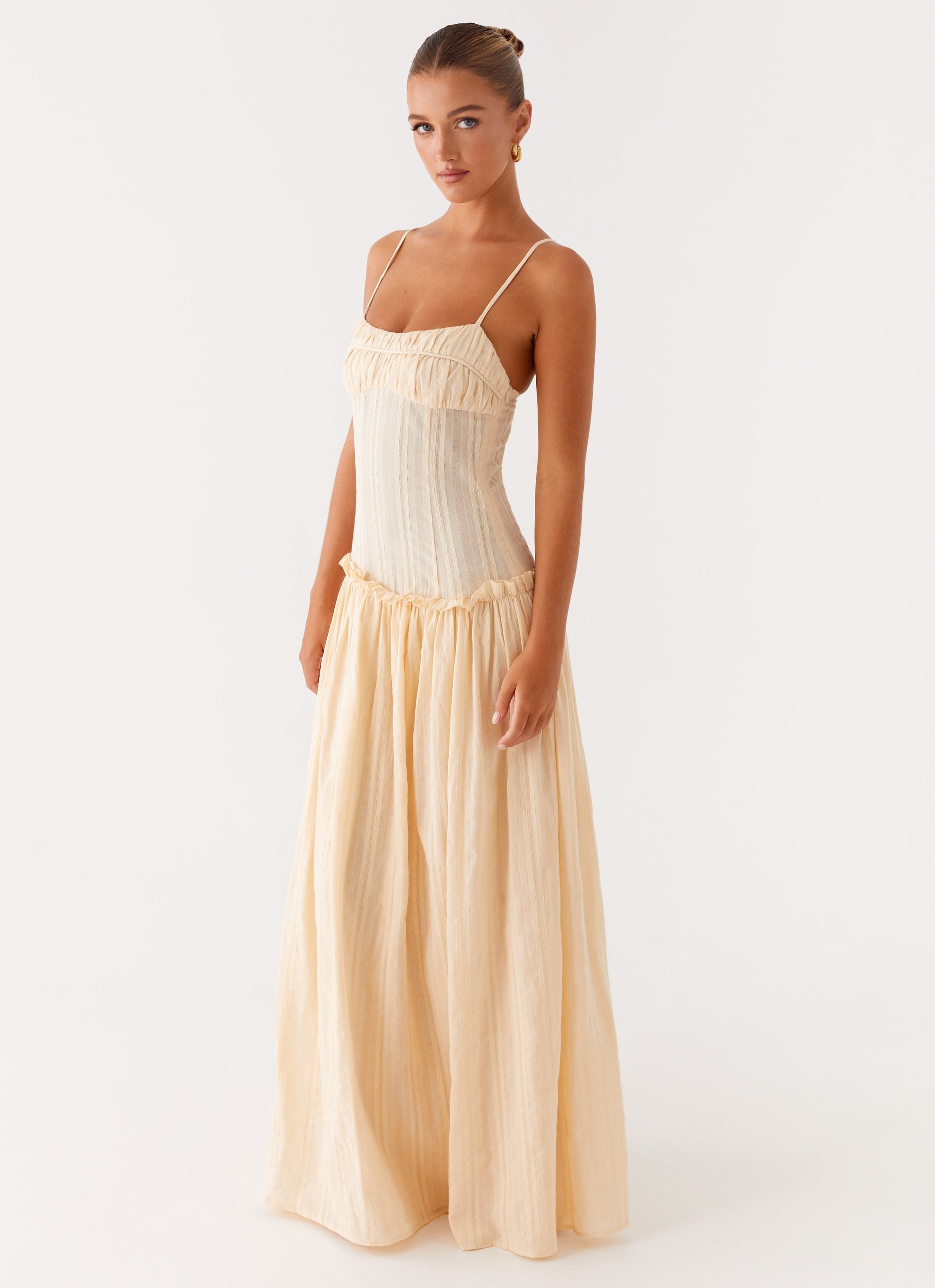 Jacinda Drop Waist Maxi Dress