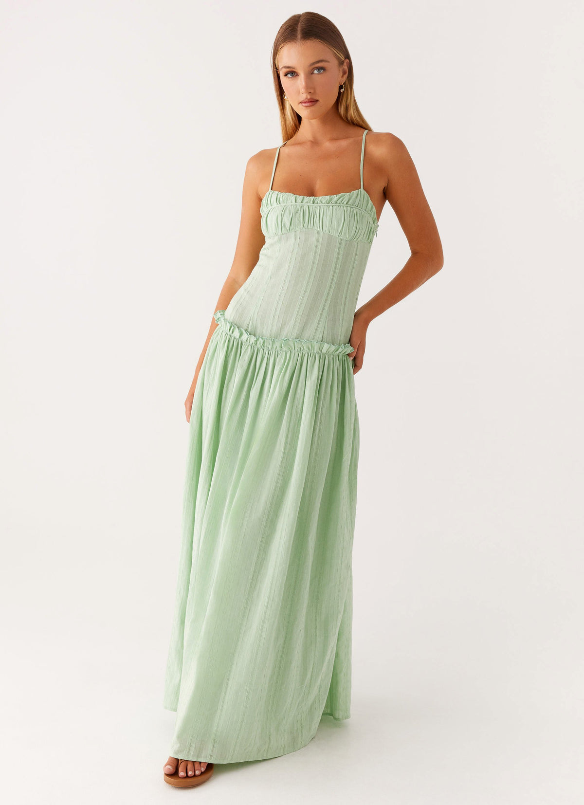 Jacinda Drop Waist Maxi Dress