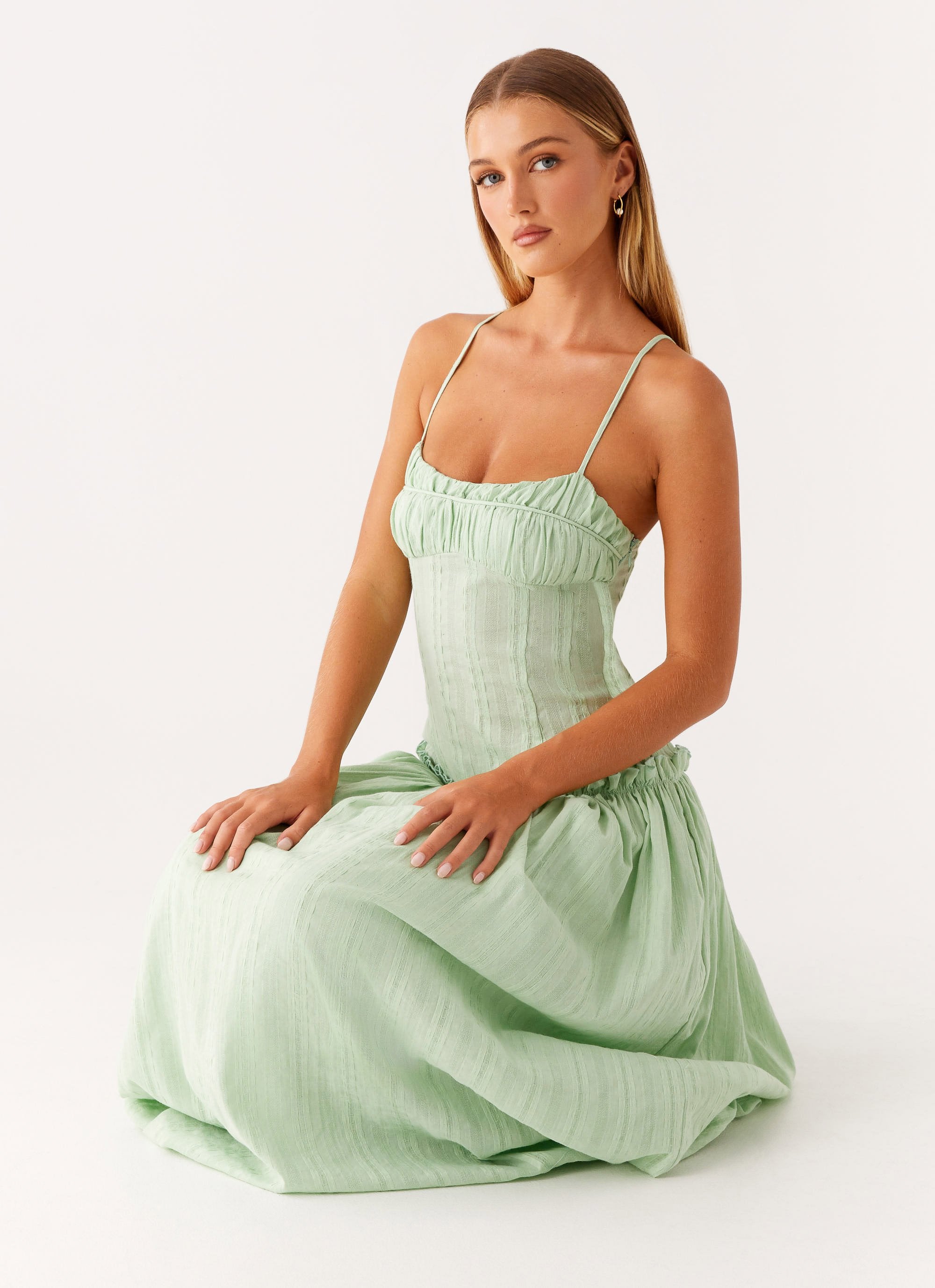 Jacinda Drop Waist Maxi Dress