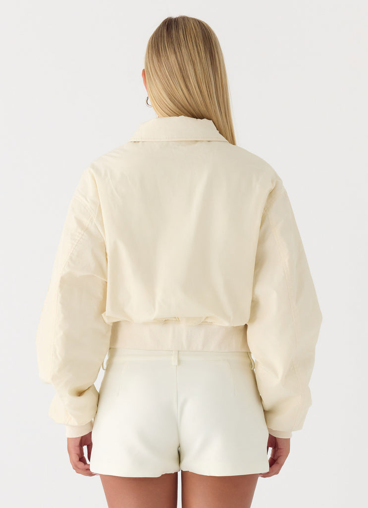 Jameson Bomber Jacket - Ivory