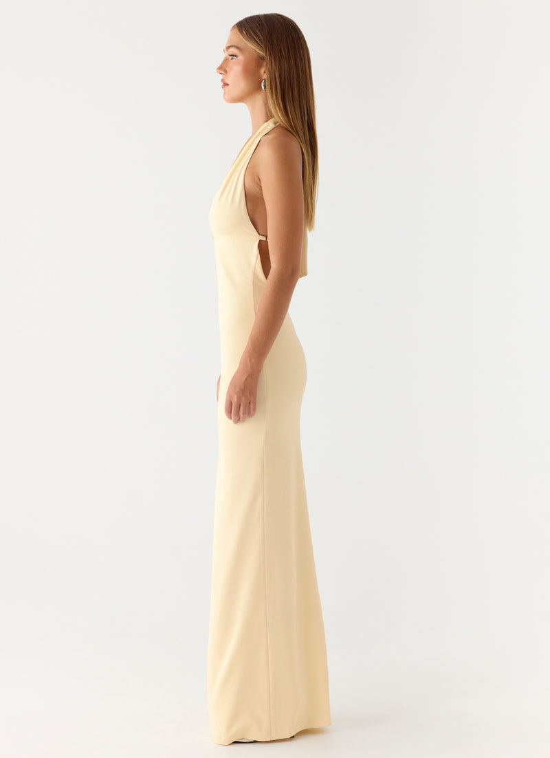 Javana Maxi Dress - Yellow