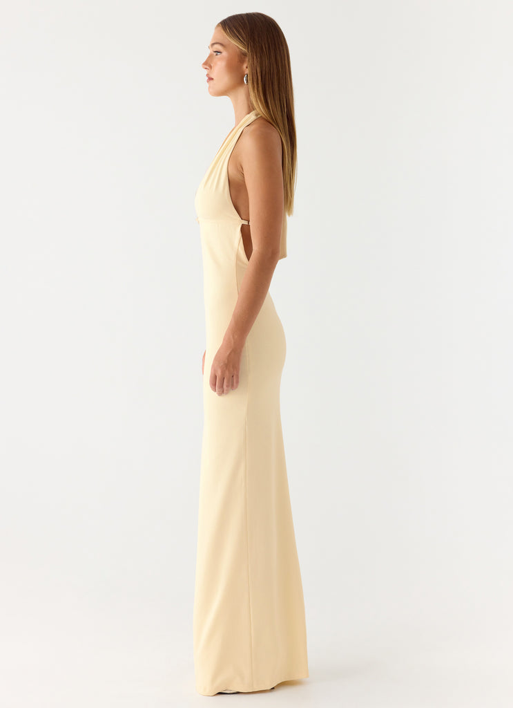 Javana Maxi Dress - Yellow