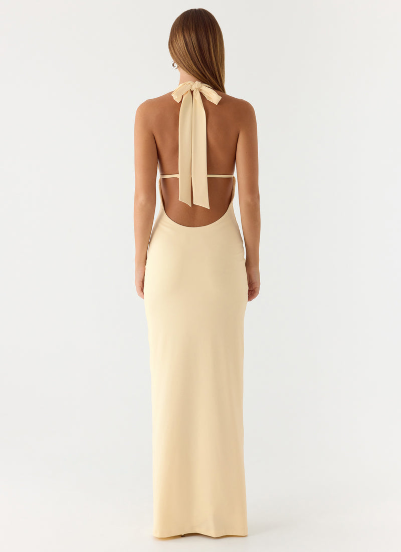 Javana Maxi Dress - Yellow