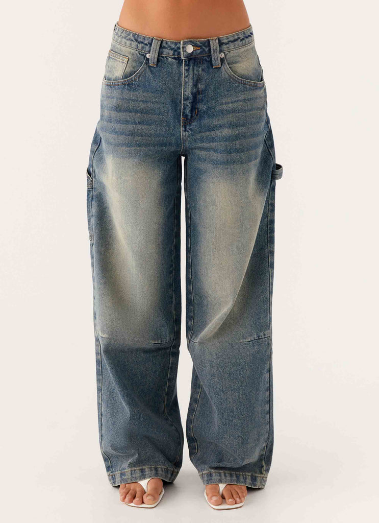 Jaylie Denim Jeans - Dirty Vintage Wash