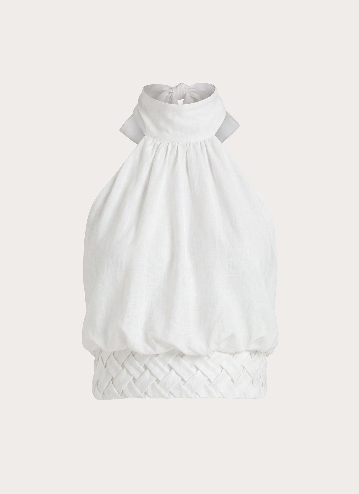 Jenna Crinkle Top - White