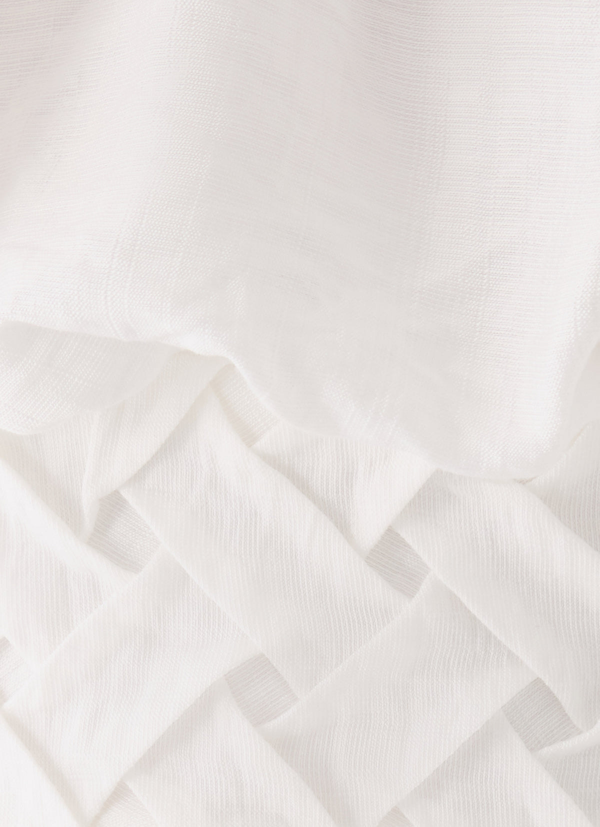 Jenna Crinkle Top - White