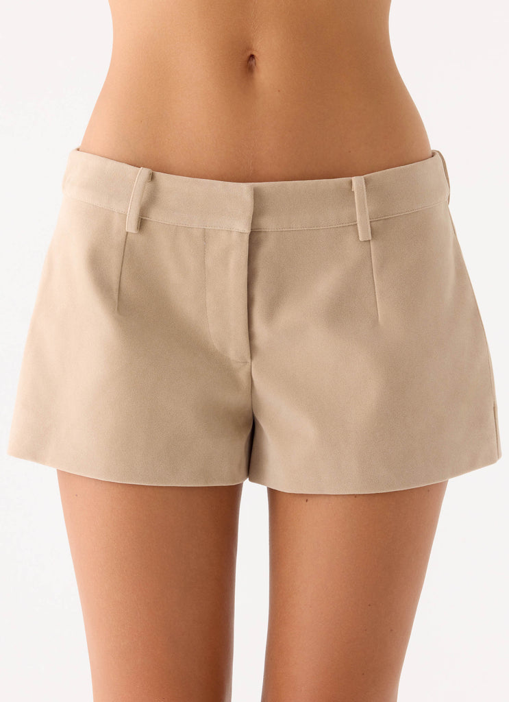 Women's Beige Shorts