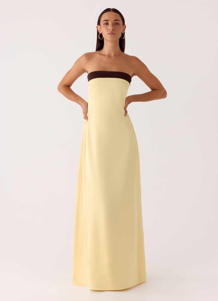 Jiana Maxi Dress - Baby Yellow