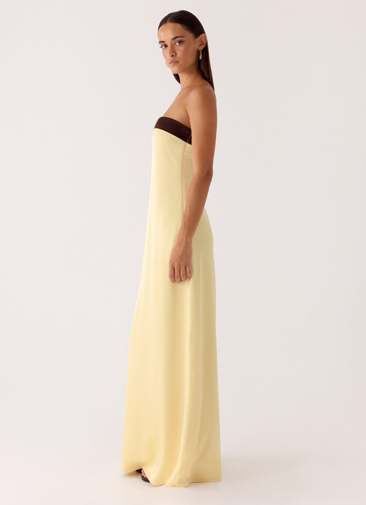 Jiana Maxi Dress - Baby Yellow