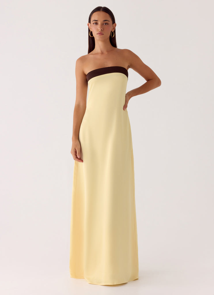 Jiana Maxi Dress - Baby Yellow