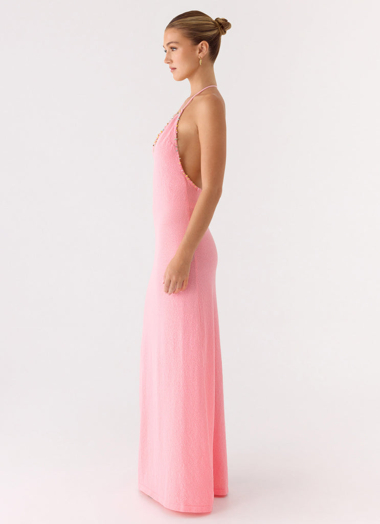 Jianna Knit Maxi Dress - Pink
