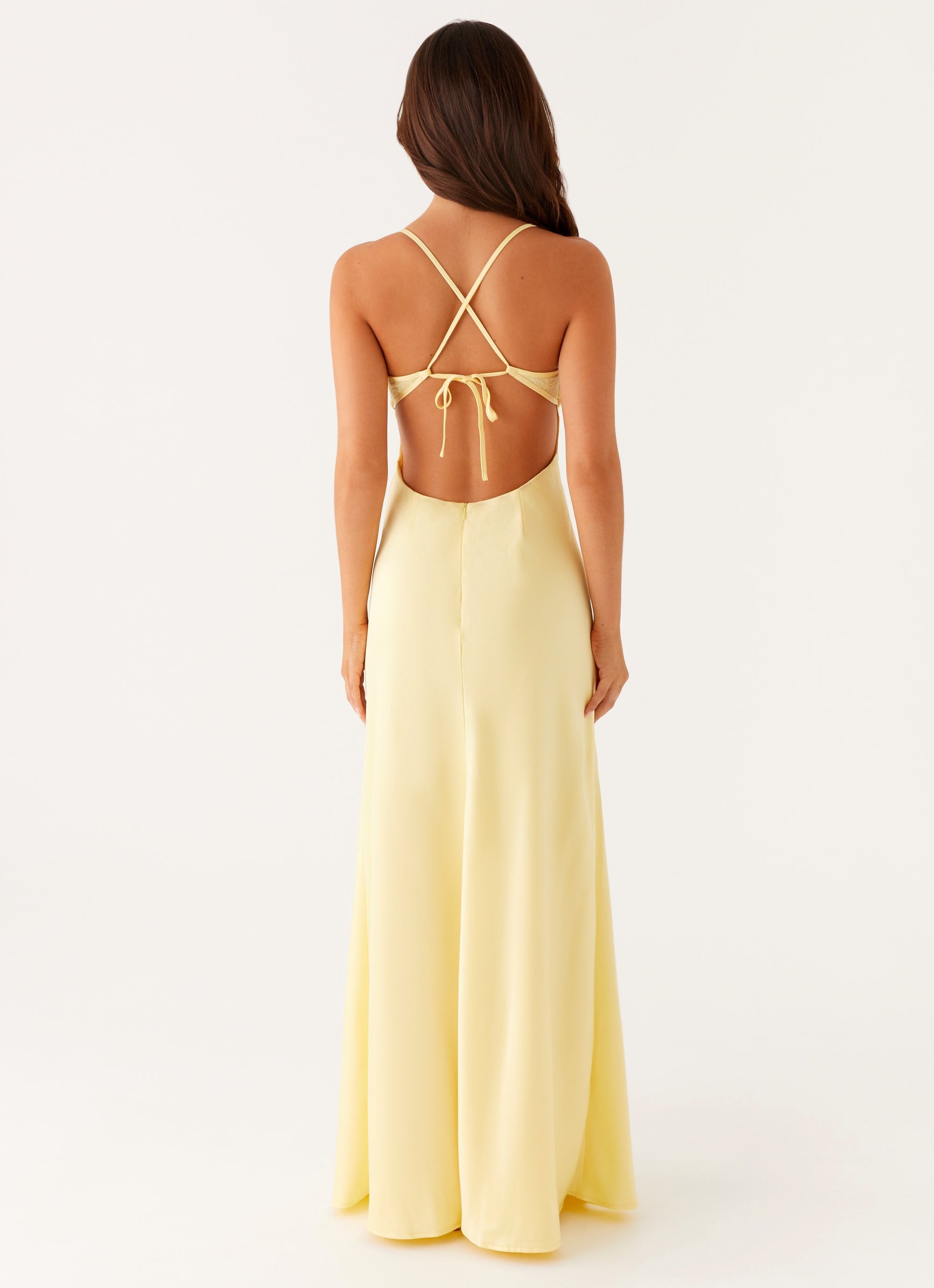 Joanie Maxi Dress - Yellow – Peppermayo
