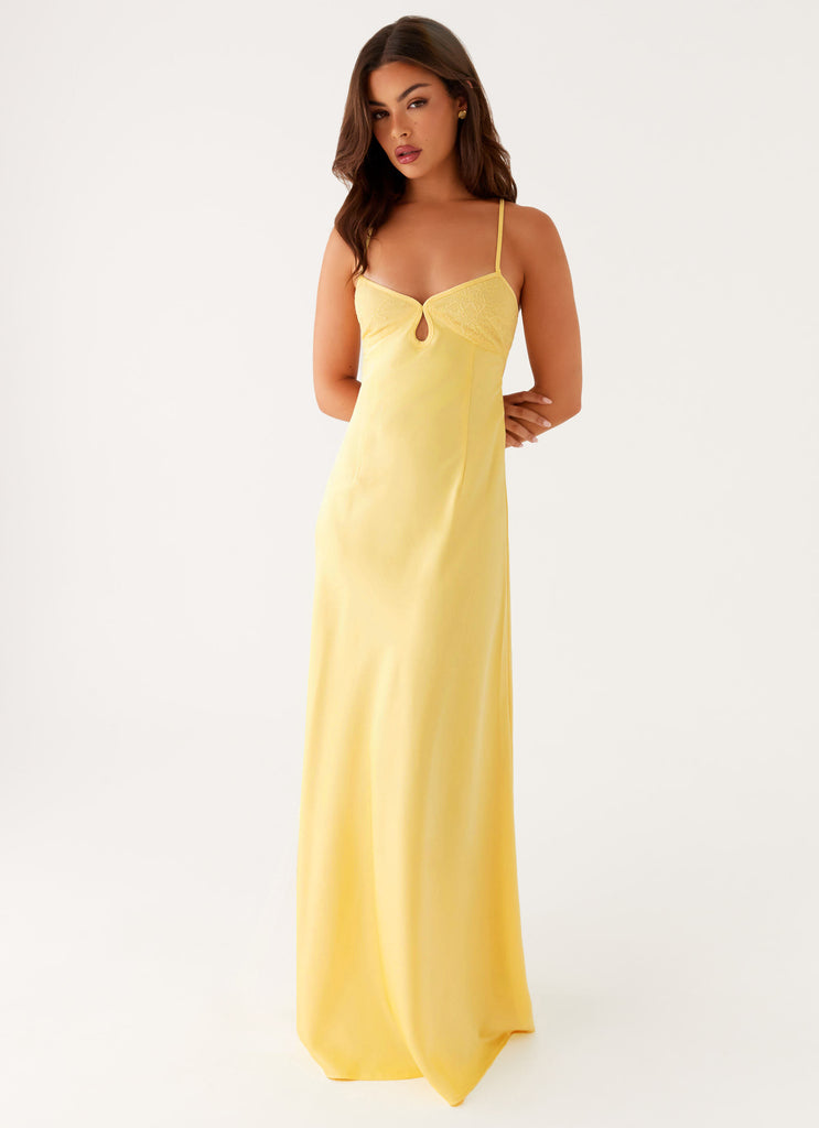 Joanie Maxi Dress - Yellow