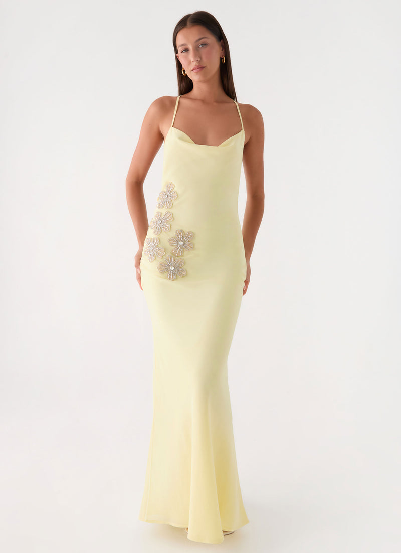 Joella Maxi Dress - Yellow