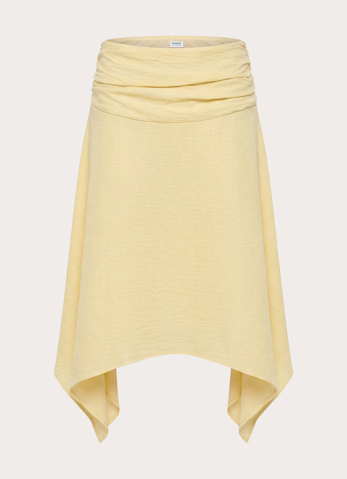 Jude Midi Skirt - Yellow Cream