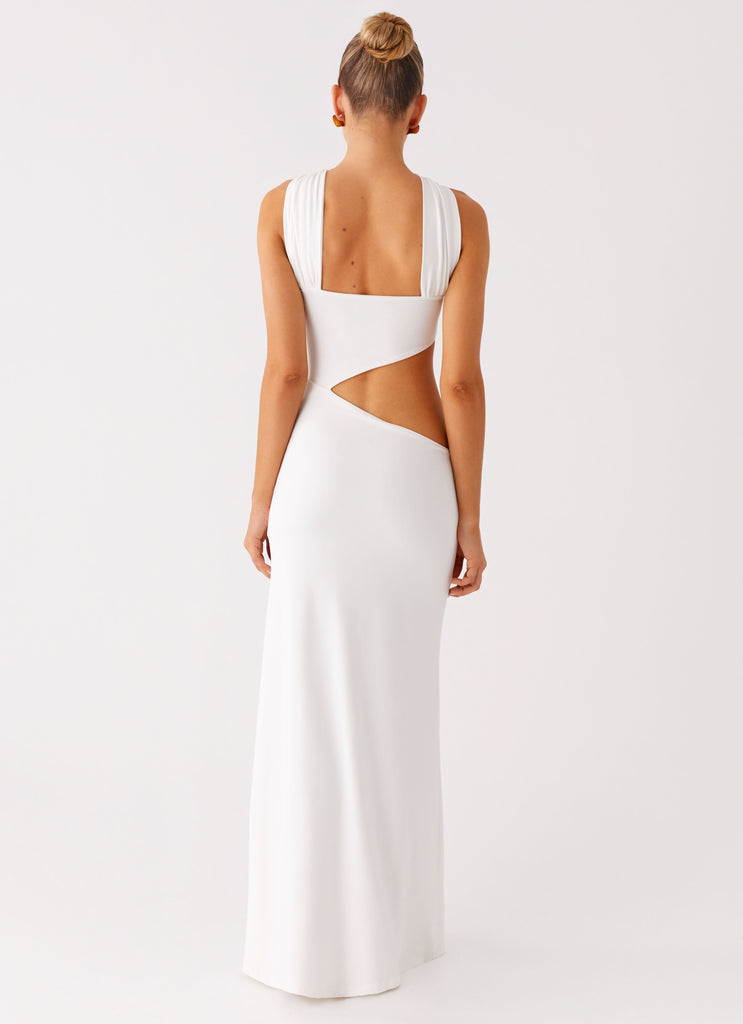 maxi dress with a knot Juliander Knot Maxi Dress