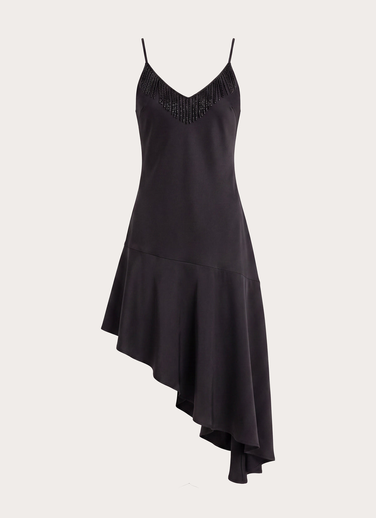 Julienna Satin Midi Dress - Black