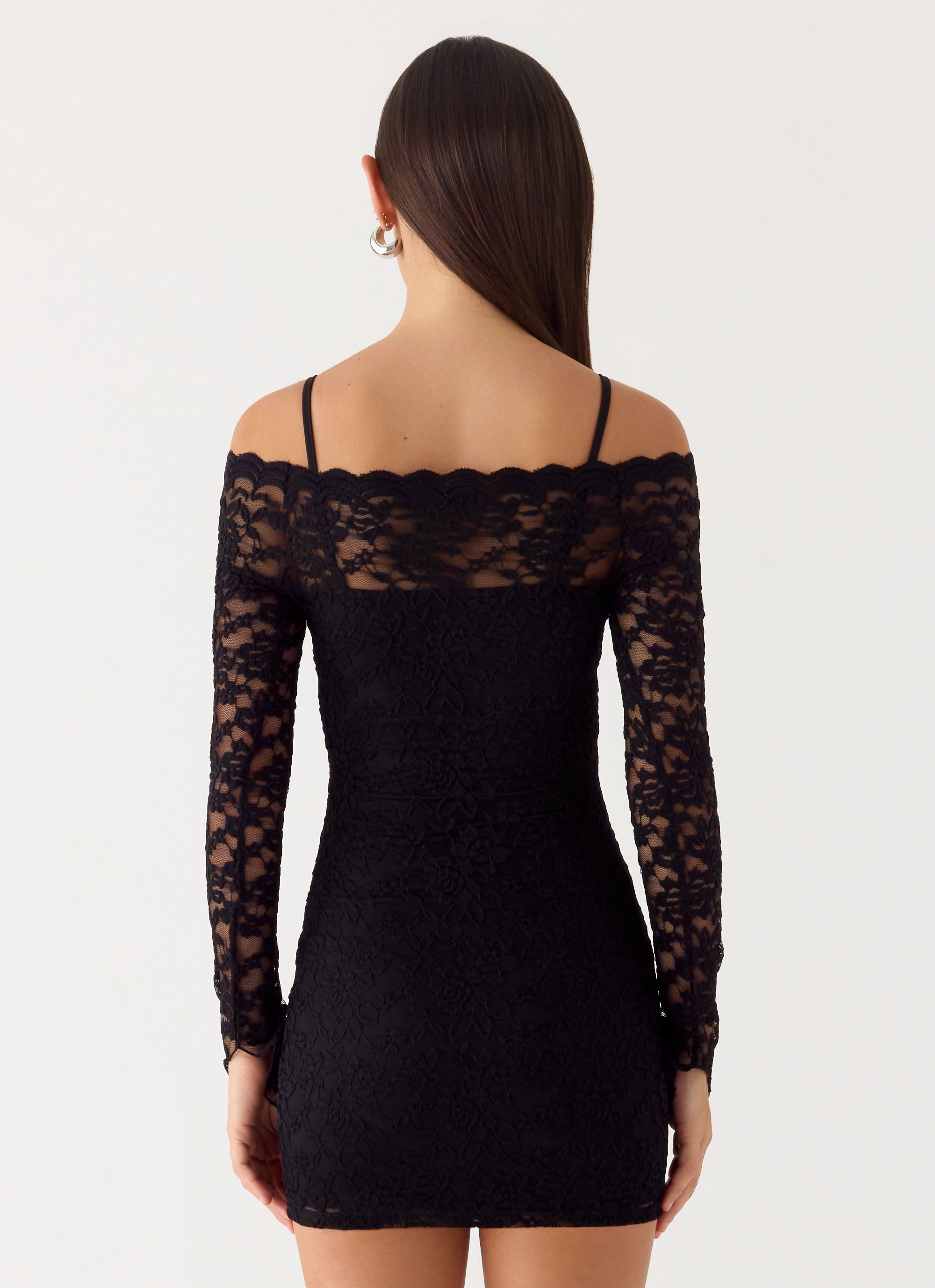 Just This Once Lace Mini Dress