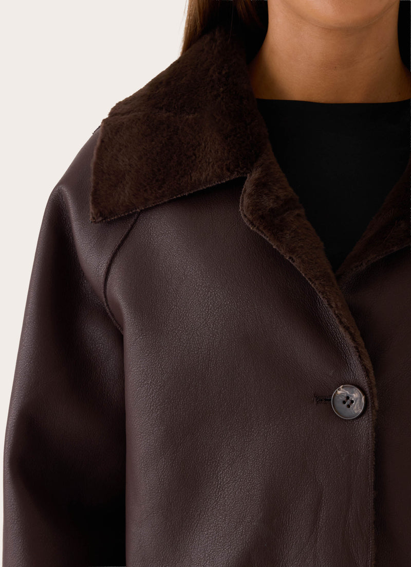 Kaelyn Reversible Jacket - Dark Chocolate