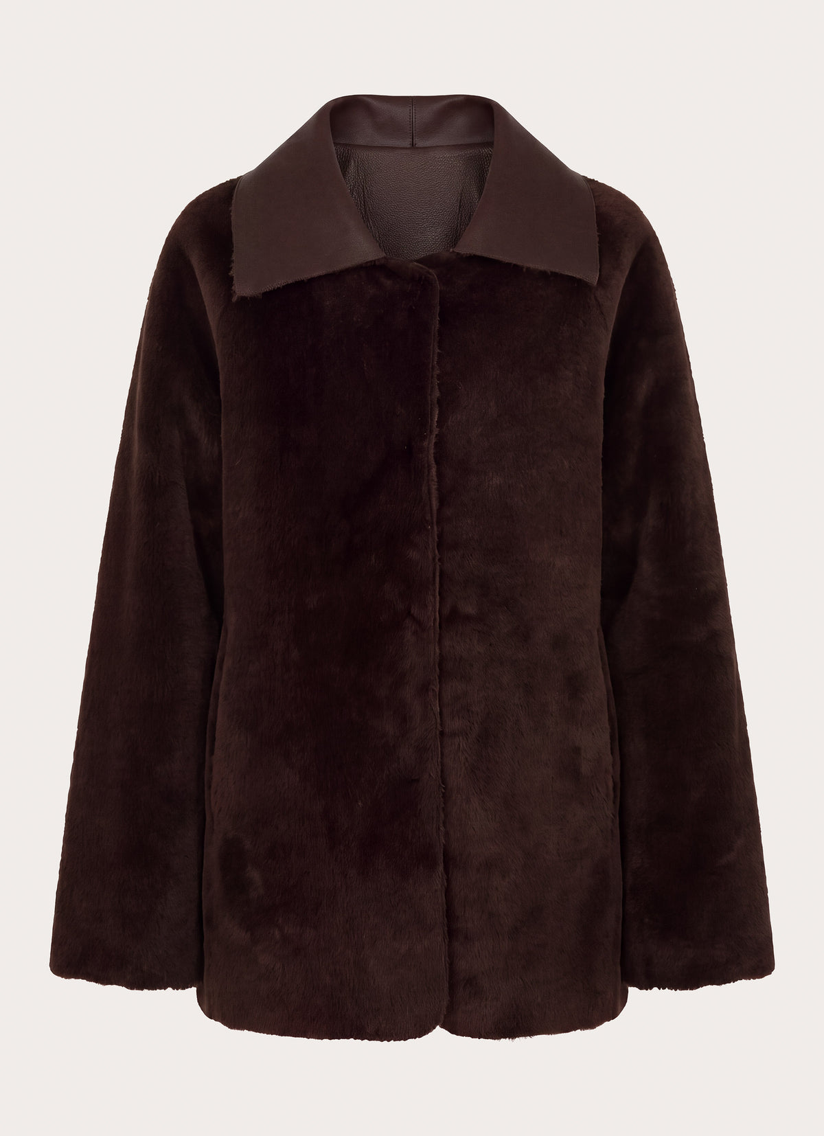 Kaelyn Reversible Jacket - Dark Chocolate