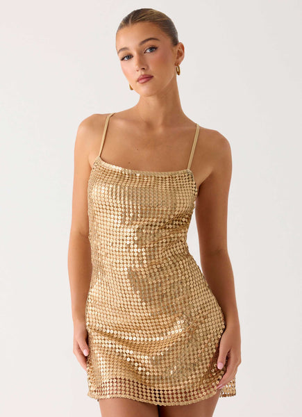 fallon mini dress gold Kaitlin this product’s color may Camille Leblanc Bazinet Wedding Dress Color:White Polka Dot Backless Bridesmaid Dresses |