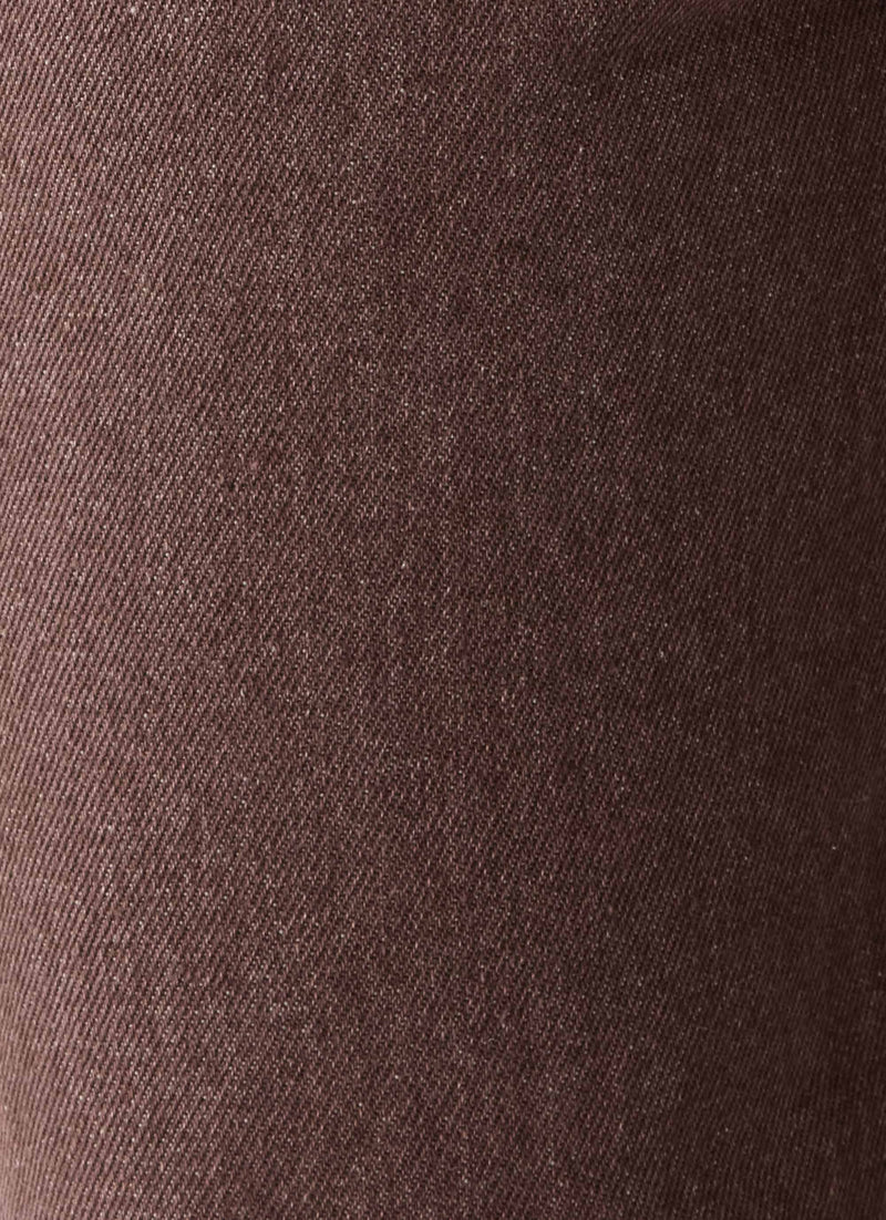 Karinta Straight Leg Denim Jeans - Chocolate