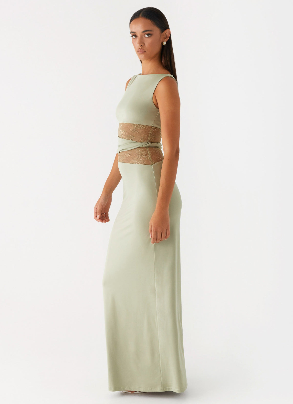 peppermayo karma maxi dress The from Size 6 (fits sizes 6-8) $30 TO HIRE $99 RRP *Try-on and pickup from Dernancourt location #thehirecorner #dressrental #dresshireau #dresshireaustralia #rentadress #adelaidesmallbusiness #supportlocal #shopsmall # sheer lace waist and twisted waistband detailing. White Sorority Dress | Karma