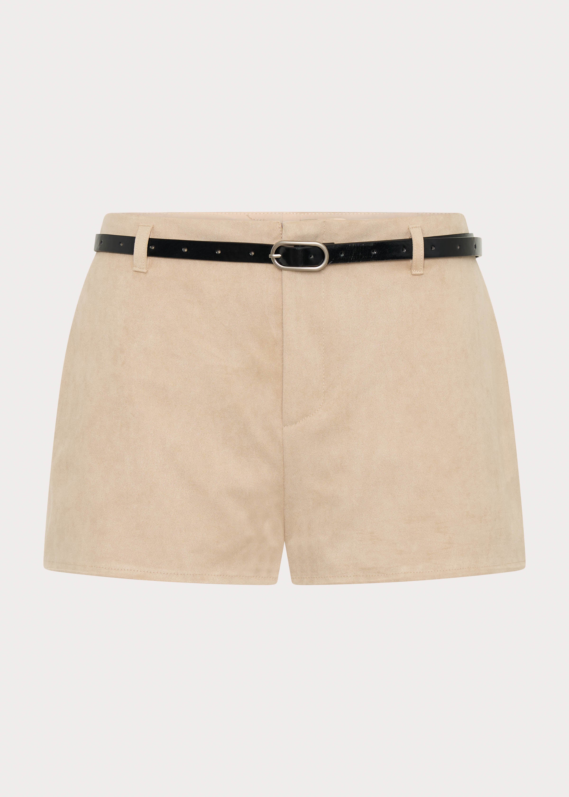 ●Sienne● Puglia Pocket Shorts Beige S4UPT098 Katie Suede Mini Shorts - Beige – Peppermayo