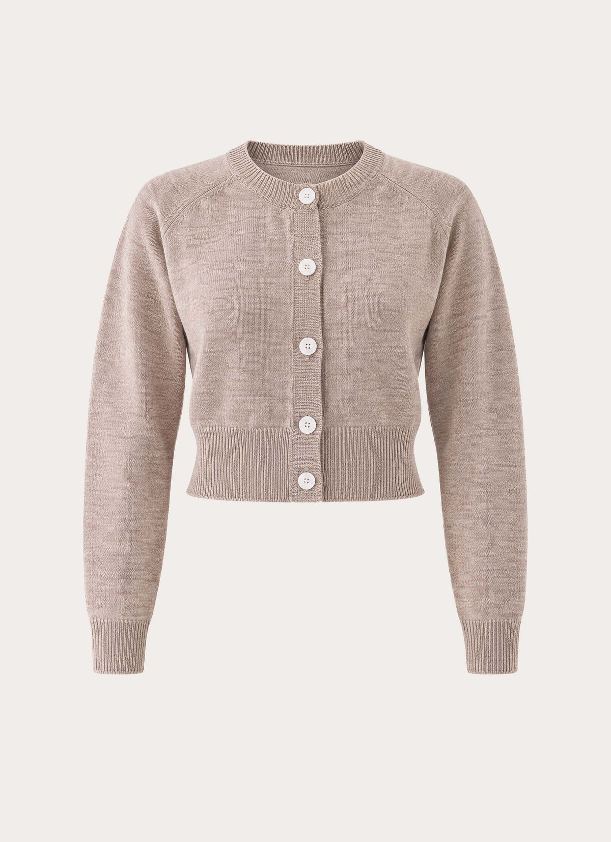Keanne Knit Cardigan - Beige