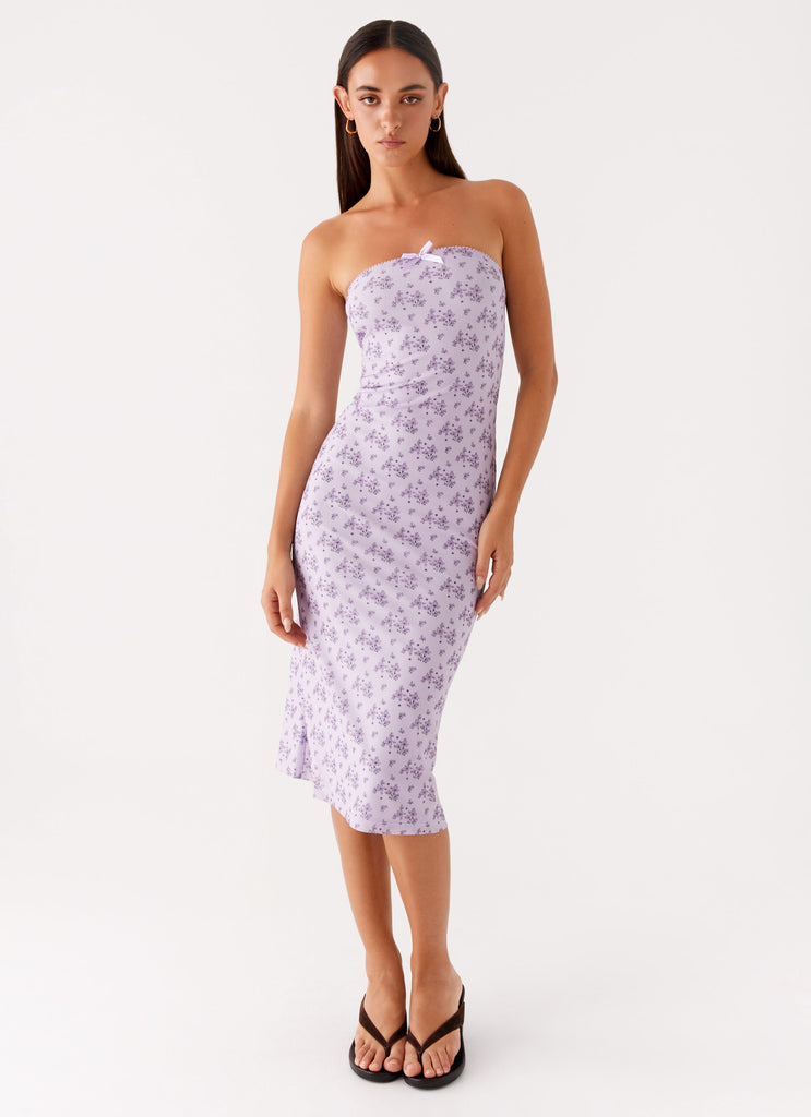 keila midi dress Keila Lace Trim Maxi Dress Cream / Black