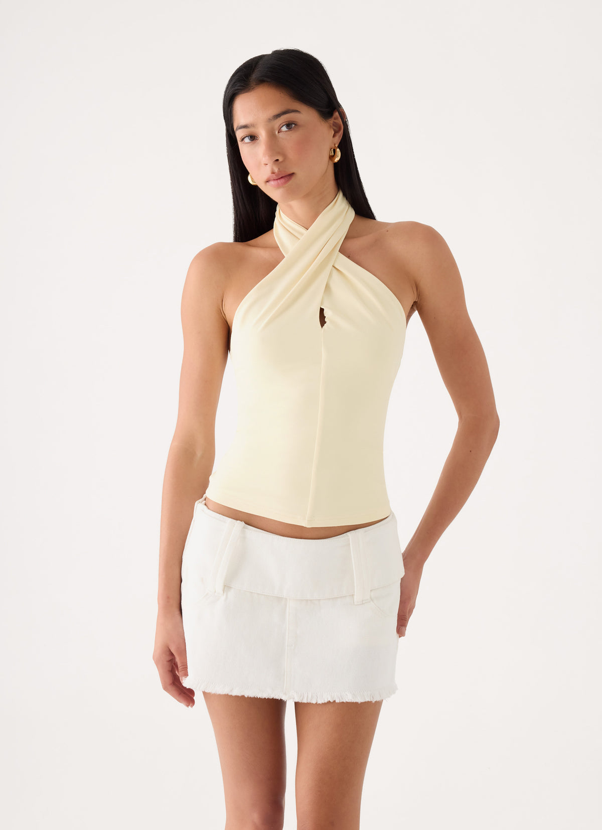 Kimina Halter Top - Yellow