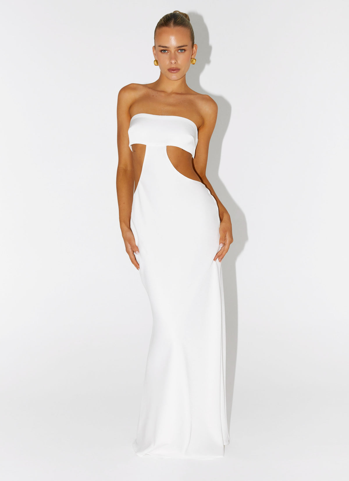 Kiss Me Cut Out Maxi - Ivory