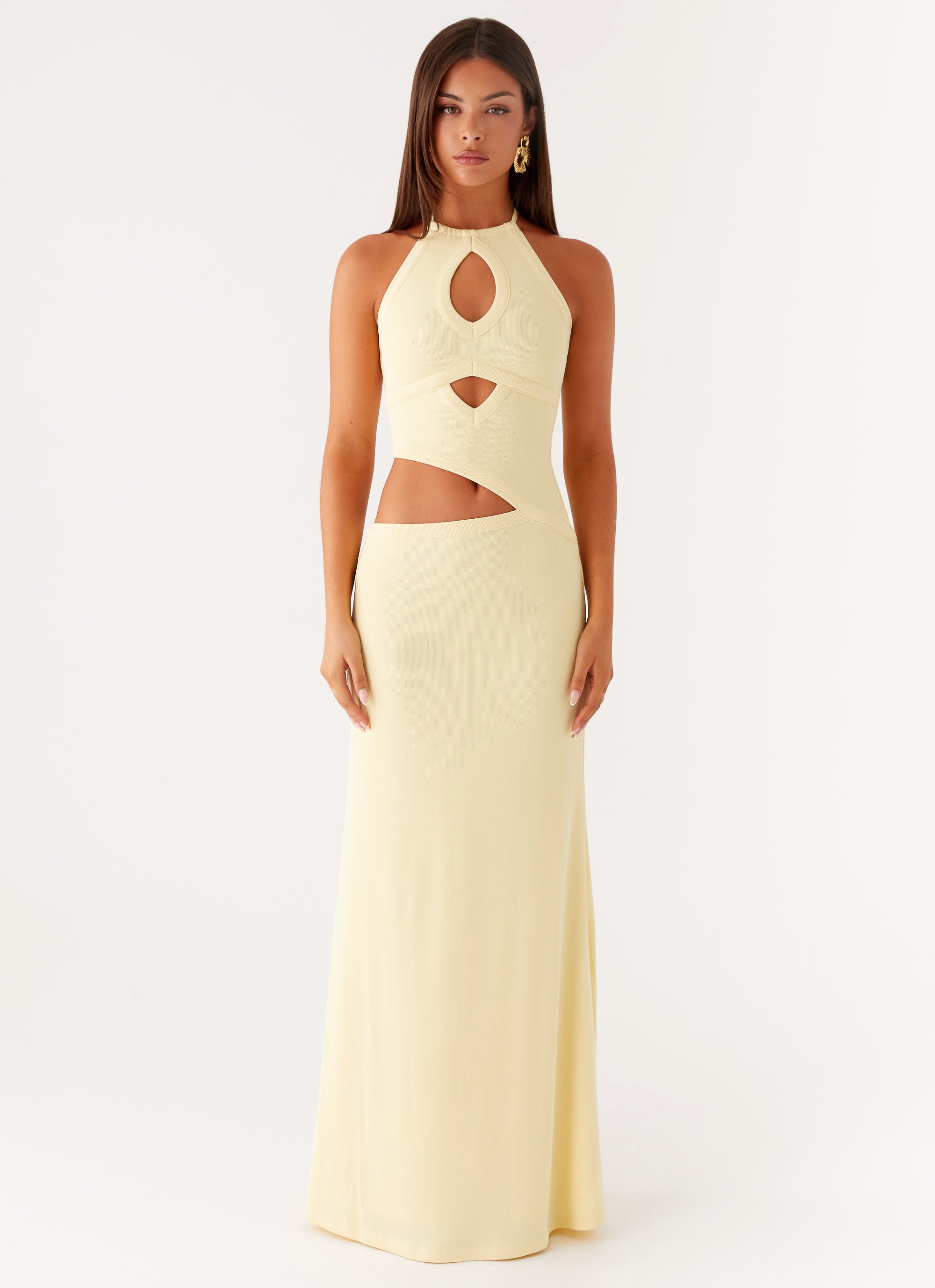 Lanah Cut Out Maxi Dress