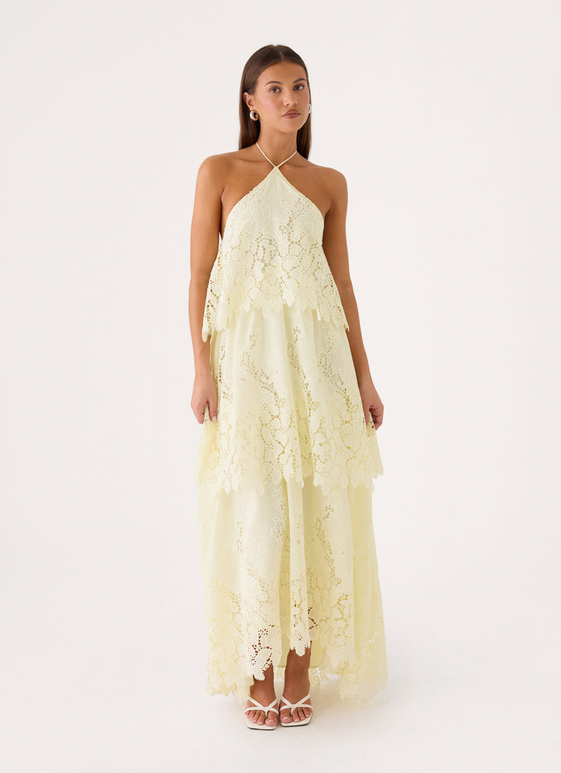 Lanaila Maxi Dress - Yellow