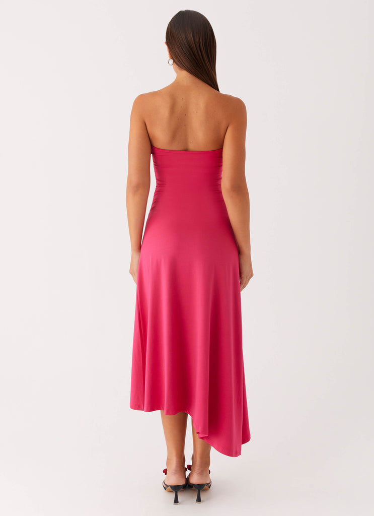 Laoise Midi Dress - Hot Pink Peppermayo Laoise Midi Dress - Hot Pink Peppermayo