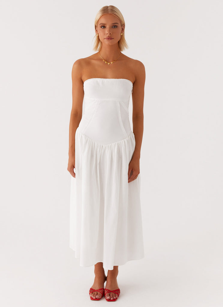 Larnie Midi Dress - White