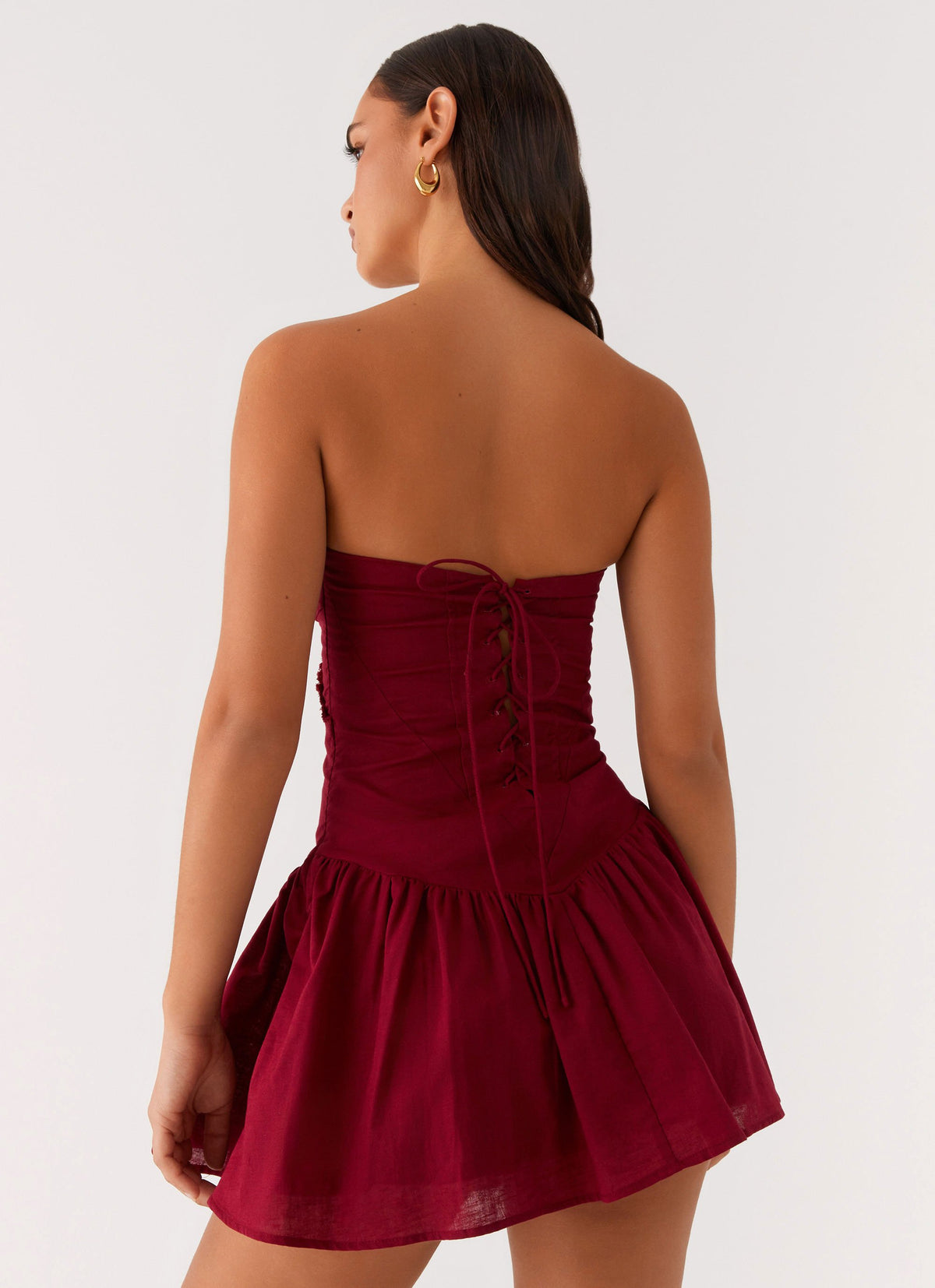 larnie linen mini dress Leonora Peppermayo Exclusive Elevate your evening with the Larnie Linen Mini Dress Larnie Linen Mini Dress -