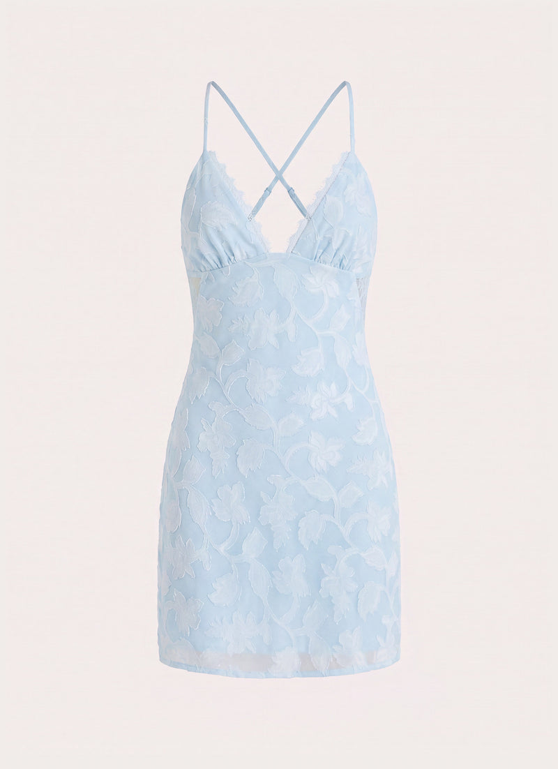 Leeana Mini Dress - Blue