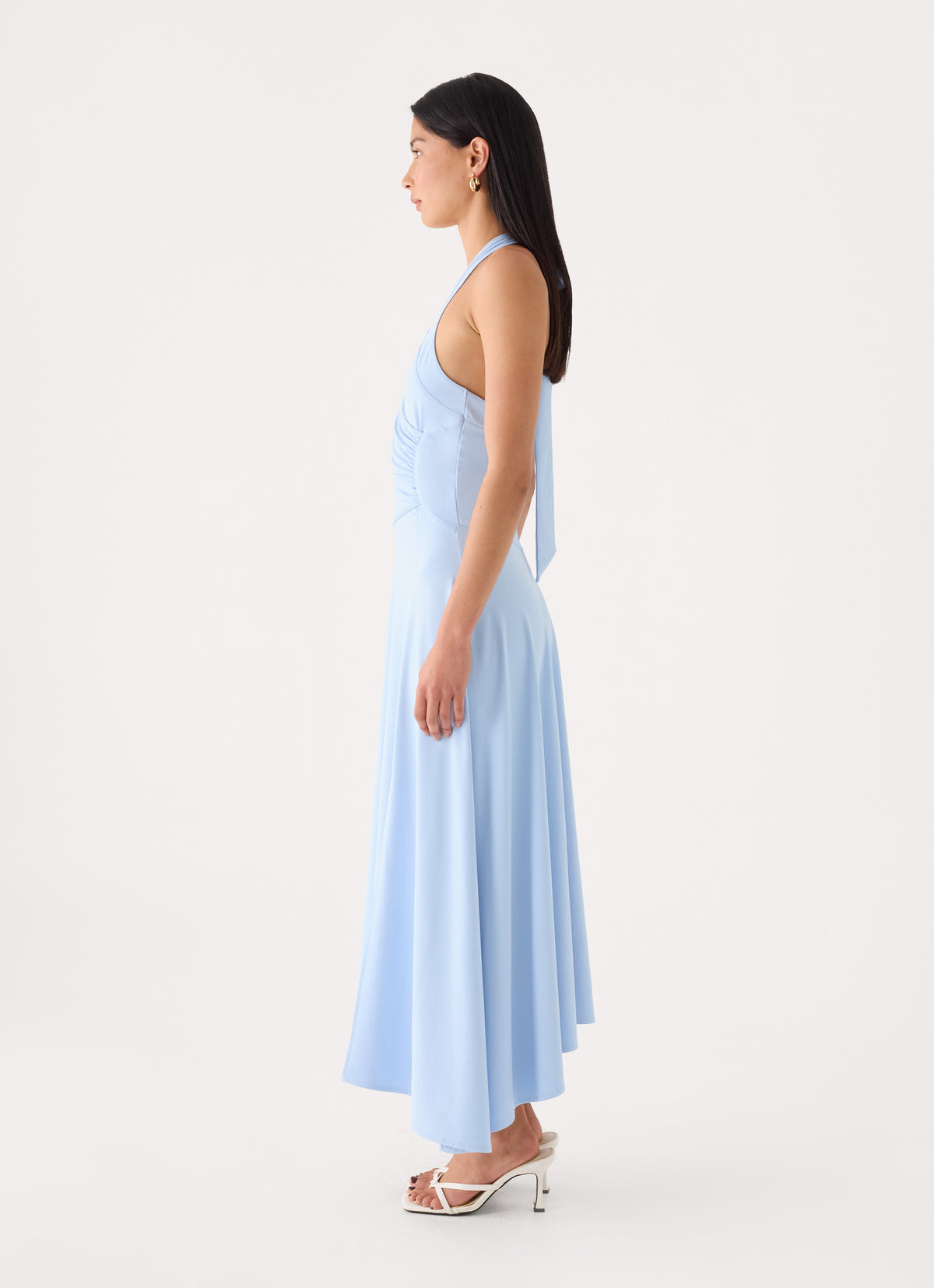 Lenno Midi Dress - Sky Blue