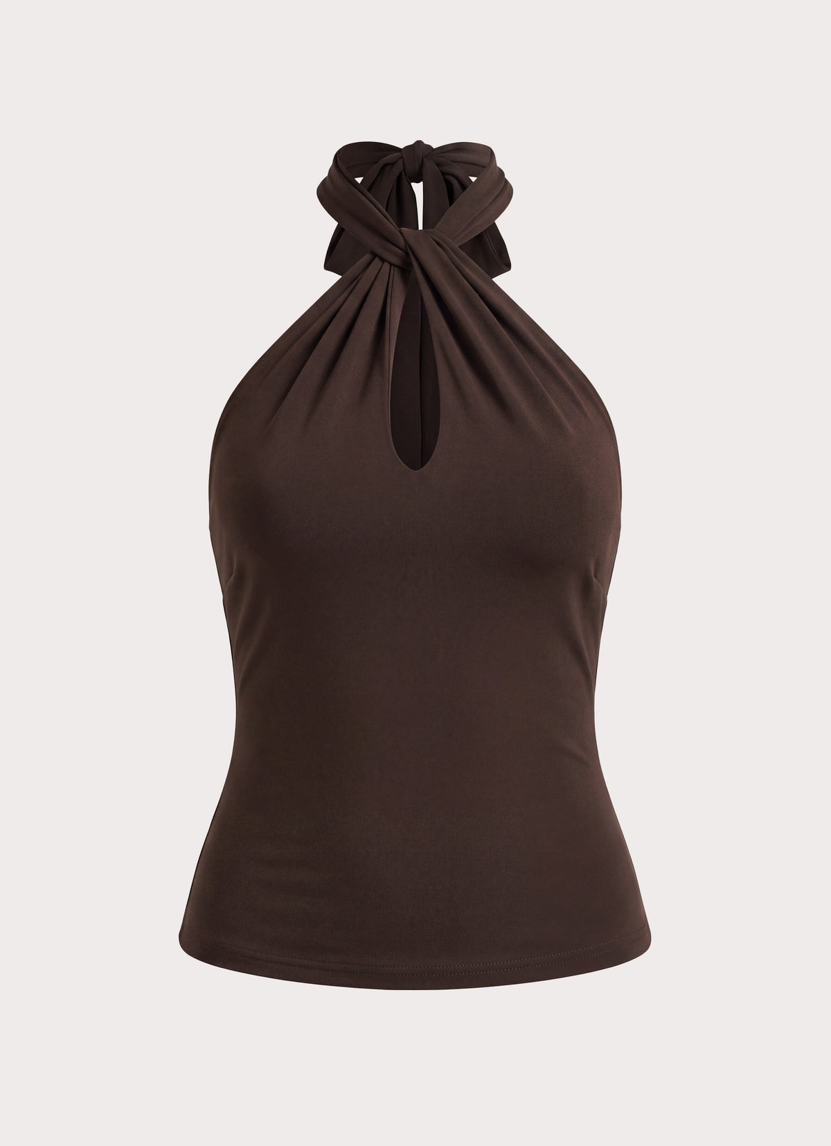 Lennox Halter Top - Chocolate
