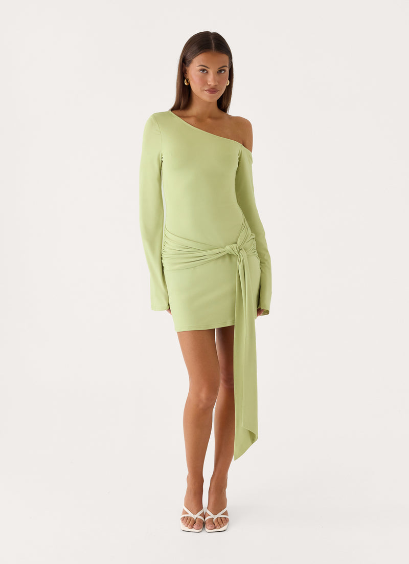 Let You Go Mini Dress - Pistachio