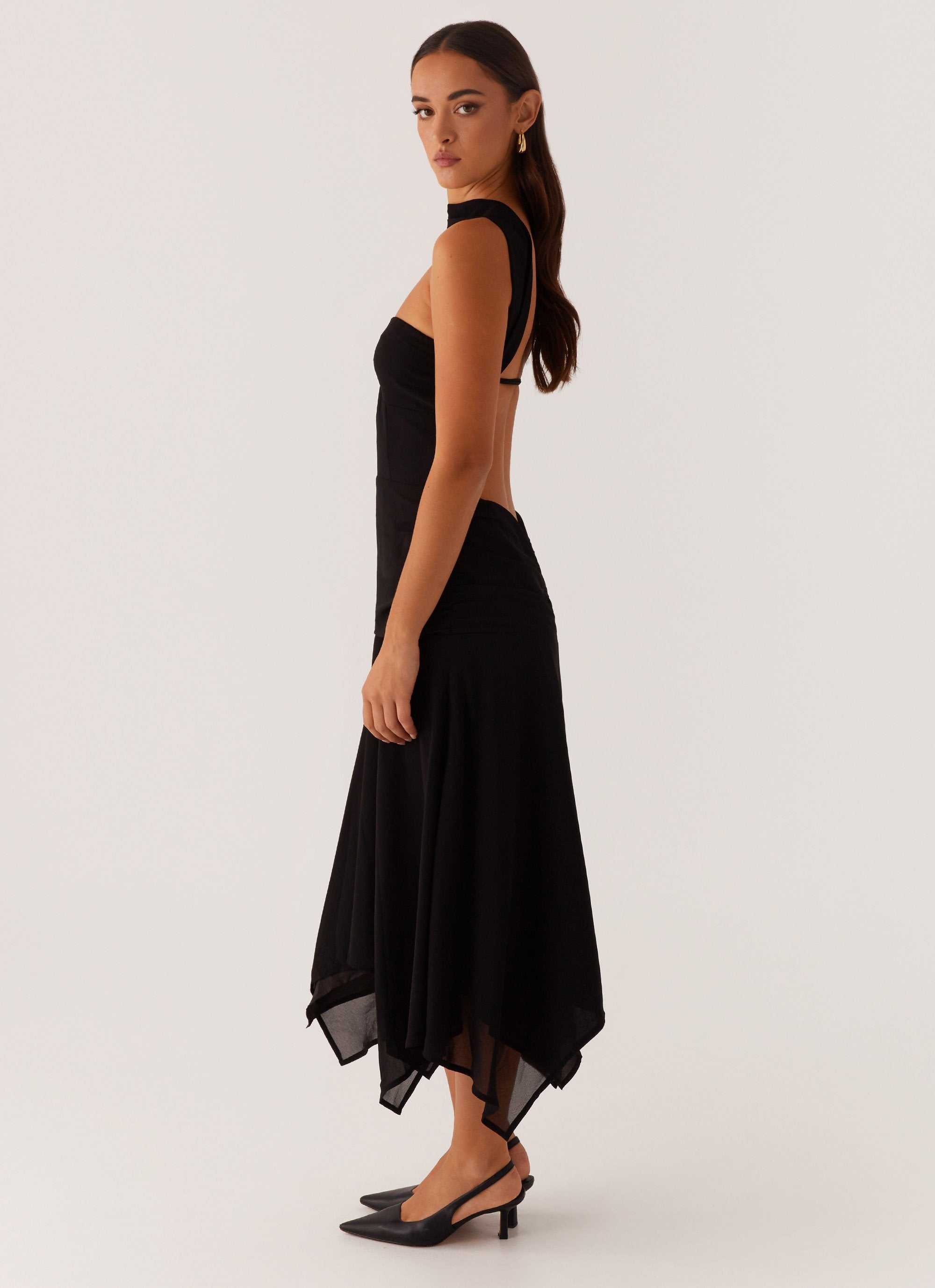 Leto Chiffon Midi Dress